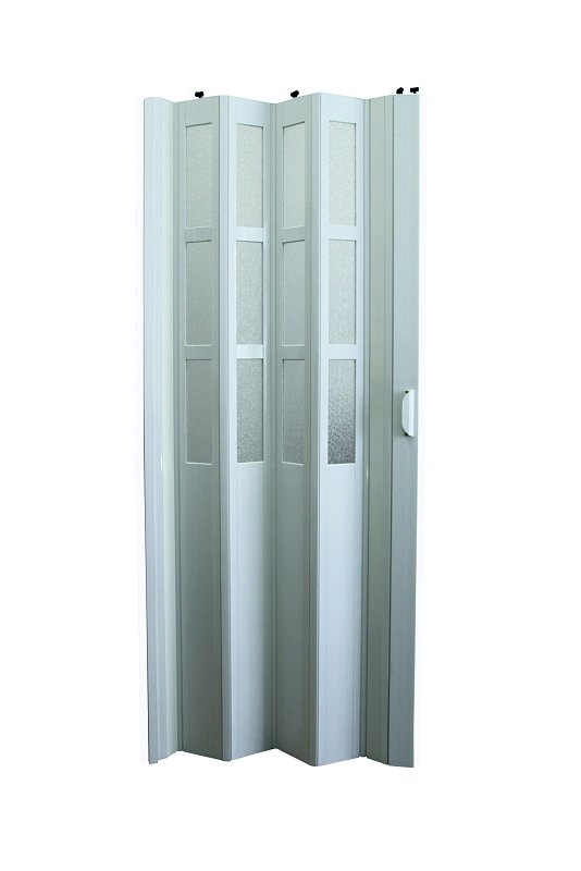 Shrnovací dveře LUCIE 73x200 cm prosklené - buk