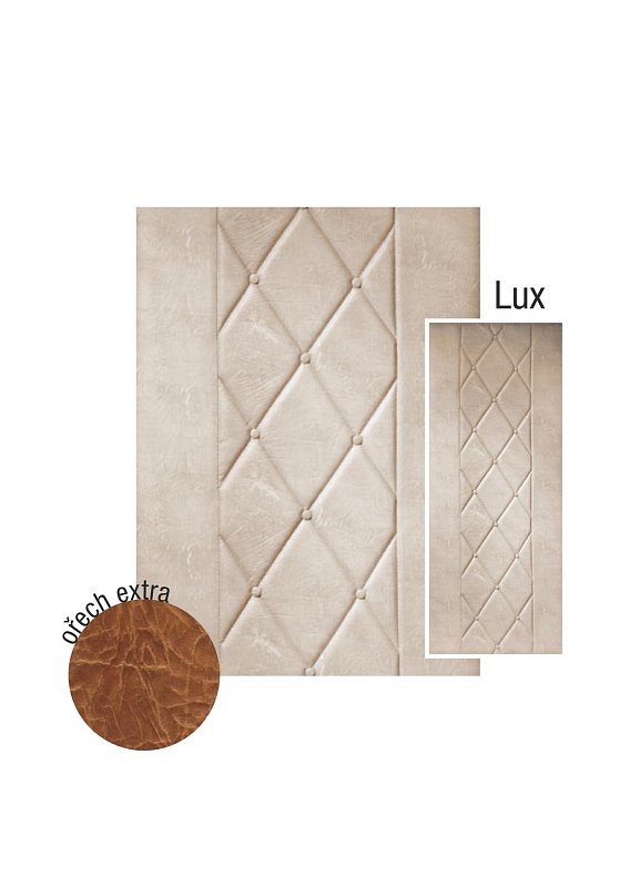 Čalounění Lux 80 - ořech extra