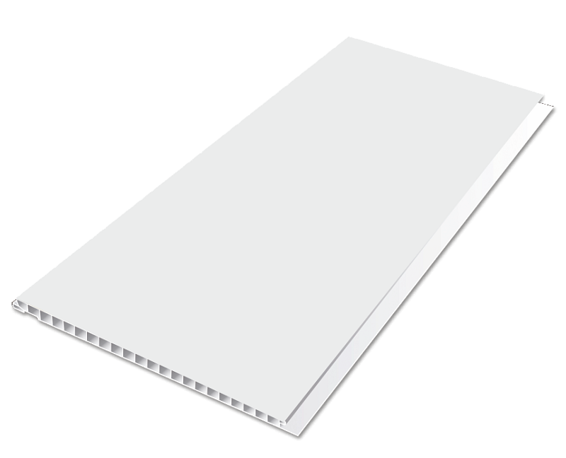 Plastic tiles Lome - white mat