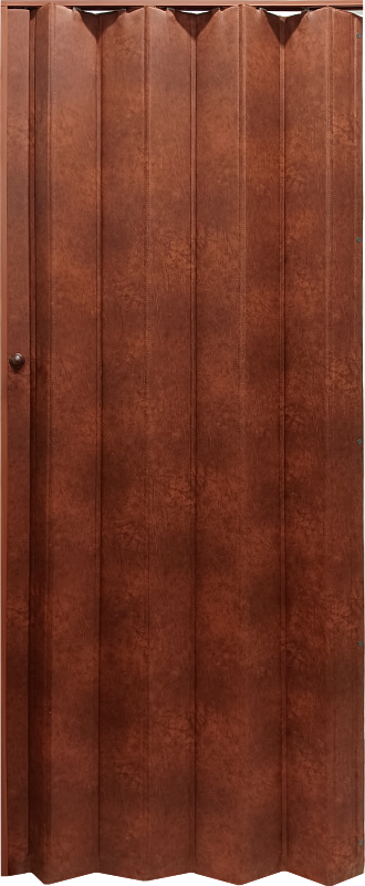 Leather door - dark brown