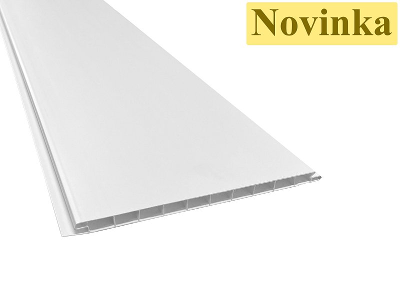 Plastic tile 16 cm - white