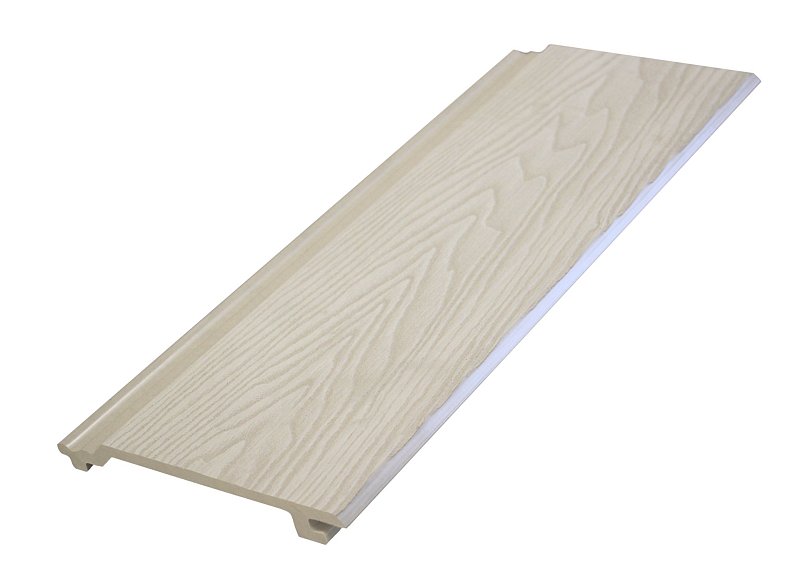 WPC cladding - white, 3D wood 20x155x2900 mm