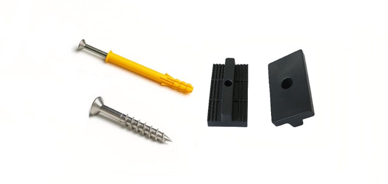 Assembly kit for WPC terraces