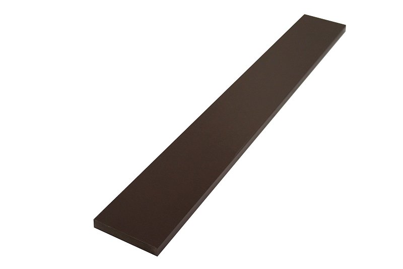 WPC plotovka, tmavě hnědá, hladká 145 cm