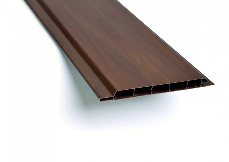 Kunststoffplatten - dunkles Holz